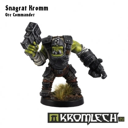 Snagrat Kromm - Orc Commander (1) Minatures Kromlech    | Red Claw Gaming