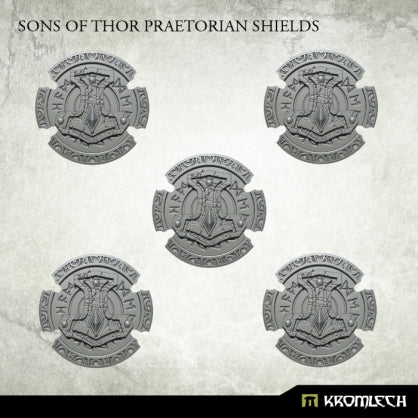 Sons of Thor Praetorian Shields (5) Minatures Kromlech    | Red Claw Gaming