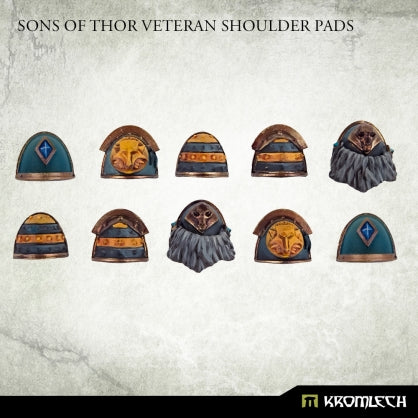 Sons of Thor Veteran Shoulder Pads Minatures Kromlech    | Red Claw Gaming