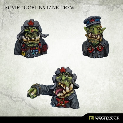 Soviet Goblins Tank Crew (3) Minatures Kromlech    | Red Claw Gaming