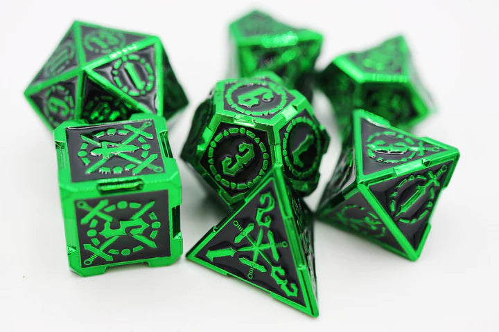 SWORD OF DARKNESS RPG METAL DICE SET Dice & Counters Foam Brain Games    | Red Claw Gaming