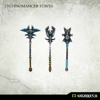 Technomancer Staves (3) Minatures Kromlech    | Red Claw Gaming