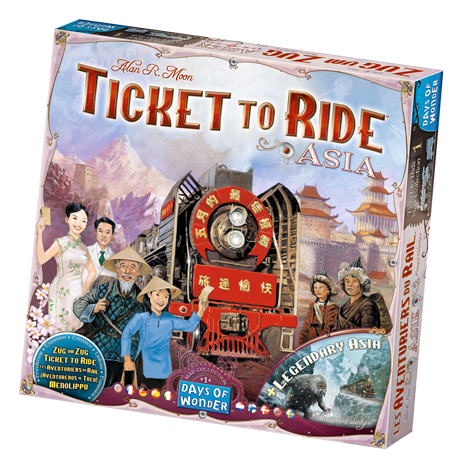 Ticket to Ride Map Collection Volume 1 Asia Board Game Asmodee    | Red Claw Gaming