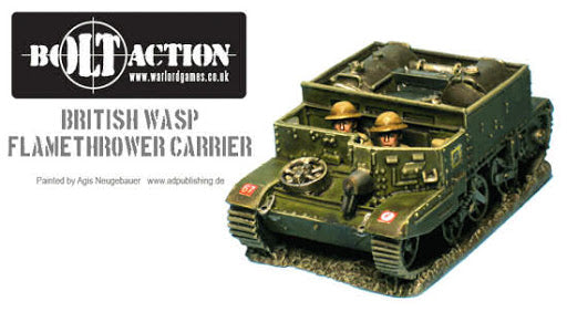 British Wasp Flamethrower Carrier British Warlord Games    | Red Claw Gaming