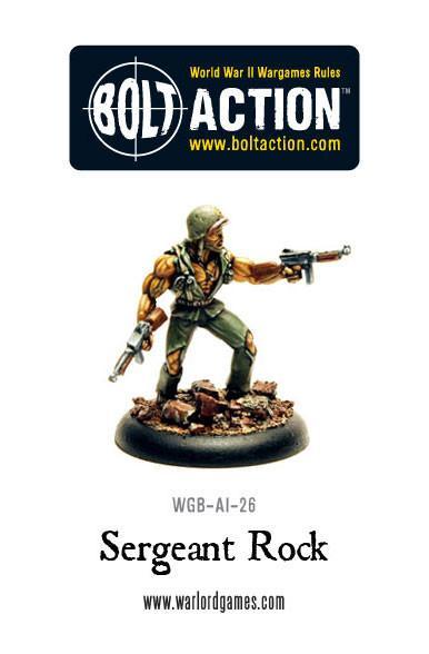 Sergeant Rock American Warlord Games    | Red Claw Gaming