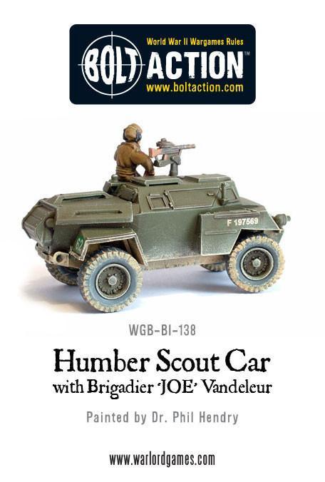 Humber Scout Car British Warlord Games    | Red Claw Gaming