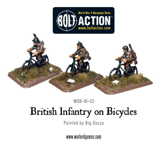 British Infantry on Bicycles British Warlord Games    | Red Claw Gaming