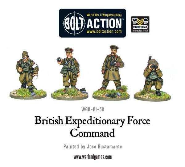 Early War British Command British BEF Warlord Games    | Red Claw Gaming