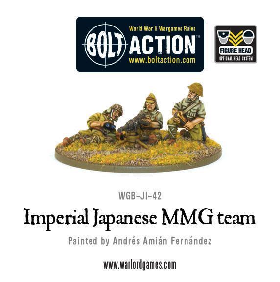 Imperial Japanese MMG team Imperial Japan Warlord Games    | Red Claw Gaming