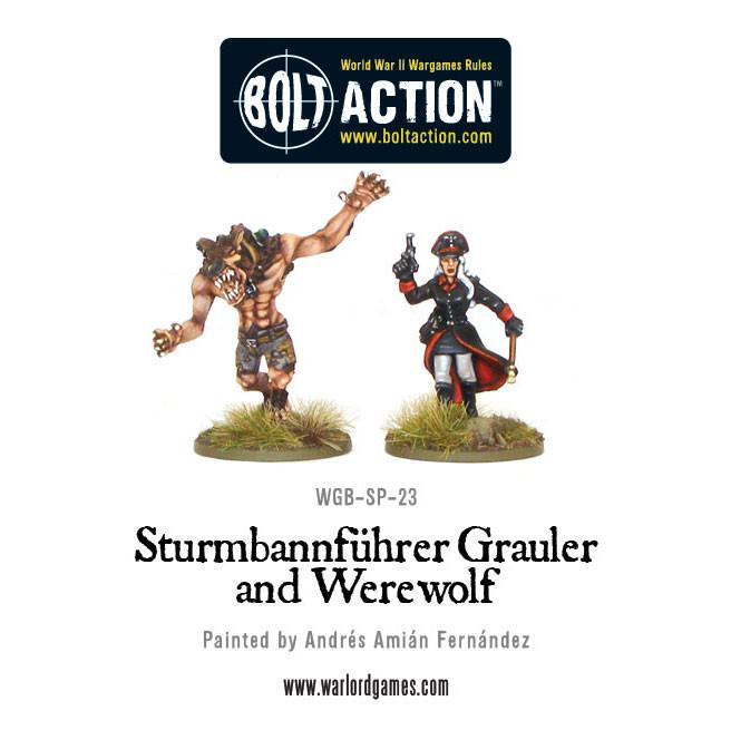 Wulfen SS (Frau Grauler & Werewolf) Accessories Warlord Games    | Red Claw Gaming